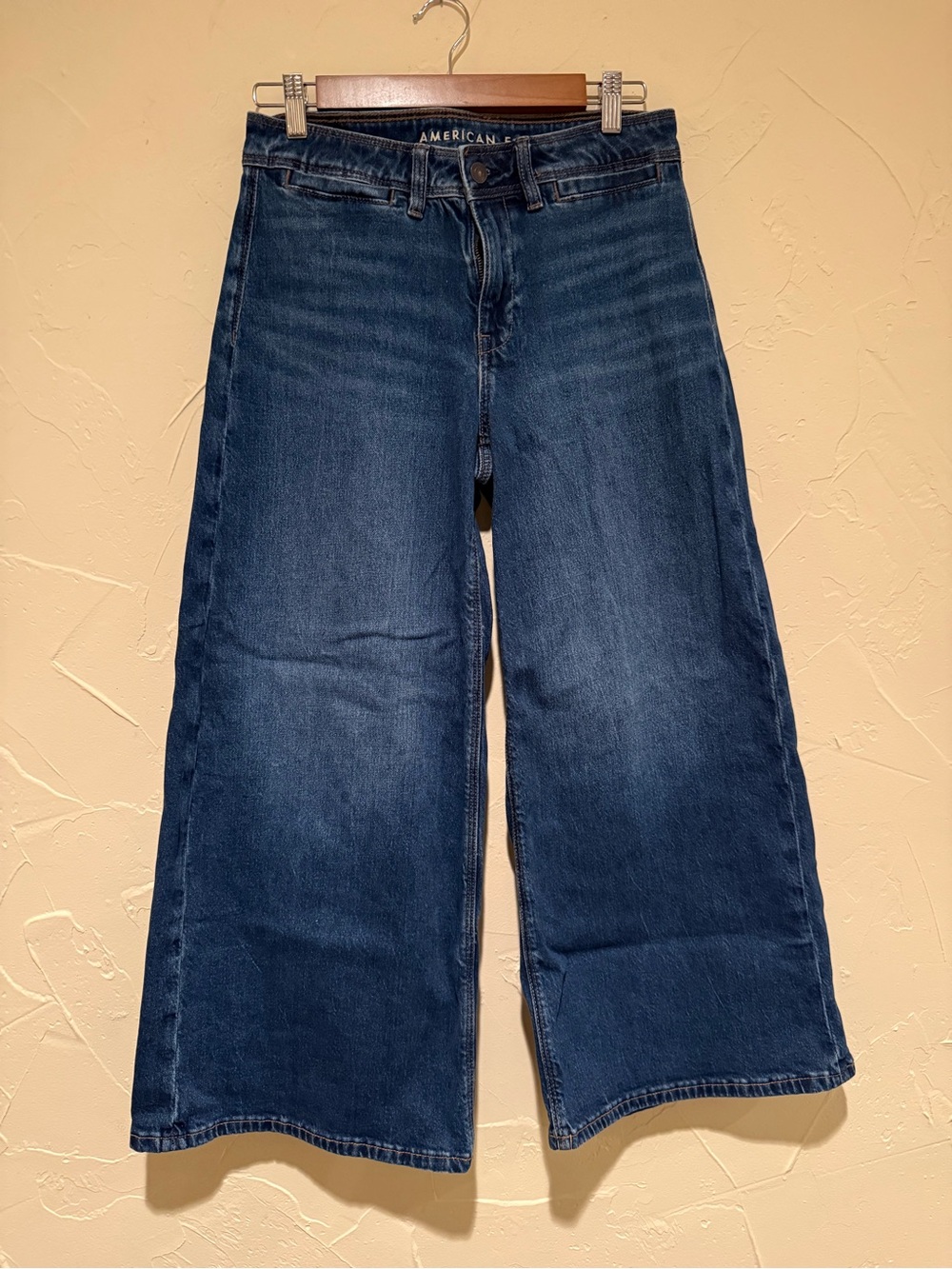 American Eagle Outfitters Women's Wide Leg Jeans - Mariner